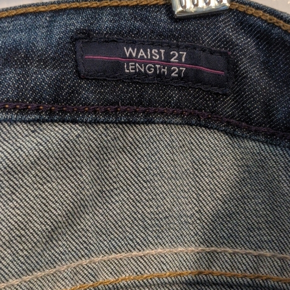2 PAIRS! VIGOSS jeans black and dark denim 28/27 - Picture 4 of 9